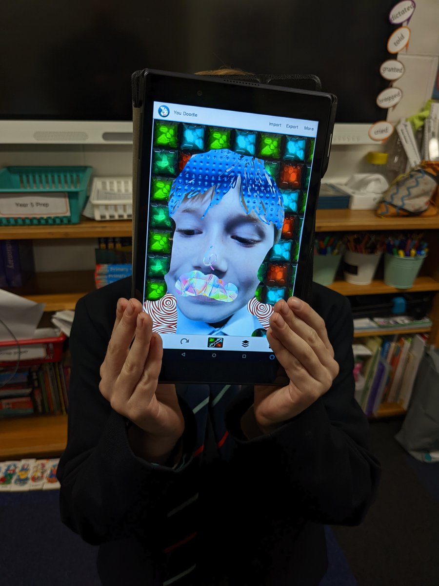 Kings_Ely's tweet photo. In Year 3 #Computing Club at King's Ely Junior, pupils (and Mr Everest!) have been getting #creative with the 'You Doodle' #app! ๐คช
#kingsely #computingclub #schools #schoolclubs #computinginschools #stem #stemclub #stemlearning #stemeducation #funlearning #creativelearning #fun https://t.co/7ao9vG1JgU