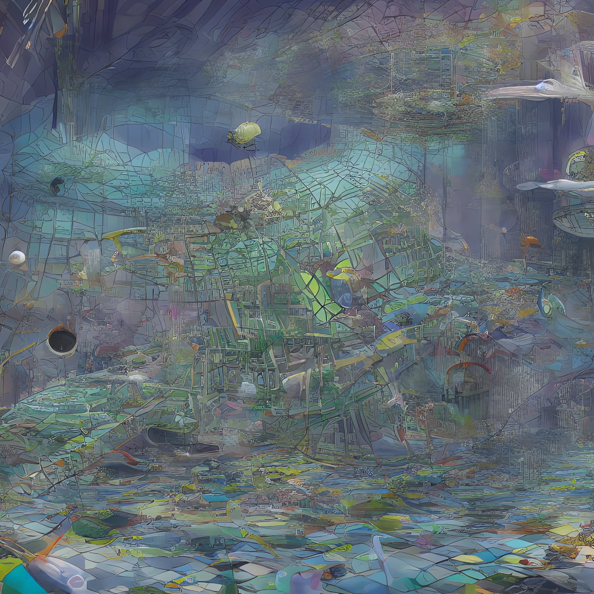 1703_collective's tweet photo. .@NeoatlantisLab imagines spatial networks and evolving notional topographies based on #BigData. Their ideas derive from the myth of Atlantis to meet a new #technohuman approach reinventing a decentralized and transparent system using #MachineLearning models.
#AIArtistCommunity https://t.co/MAKlCzv2Hm