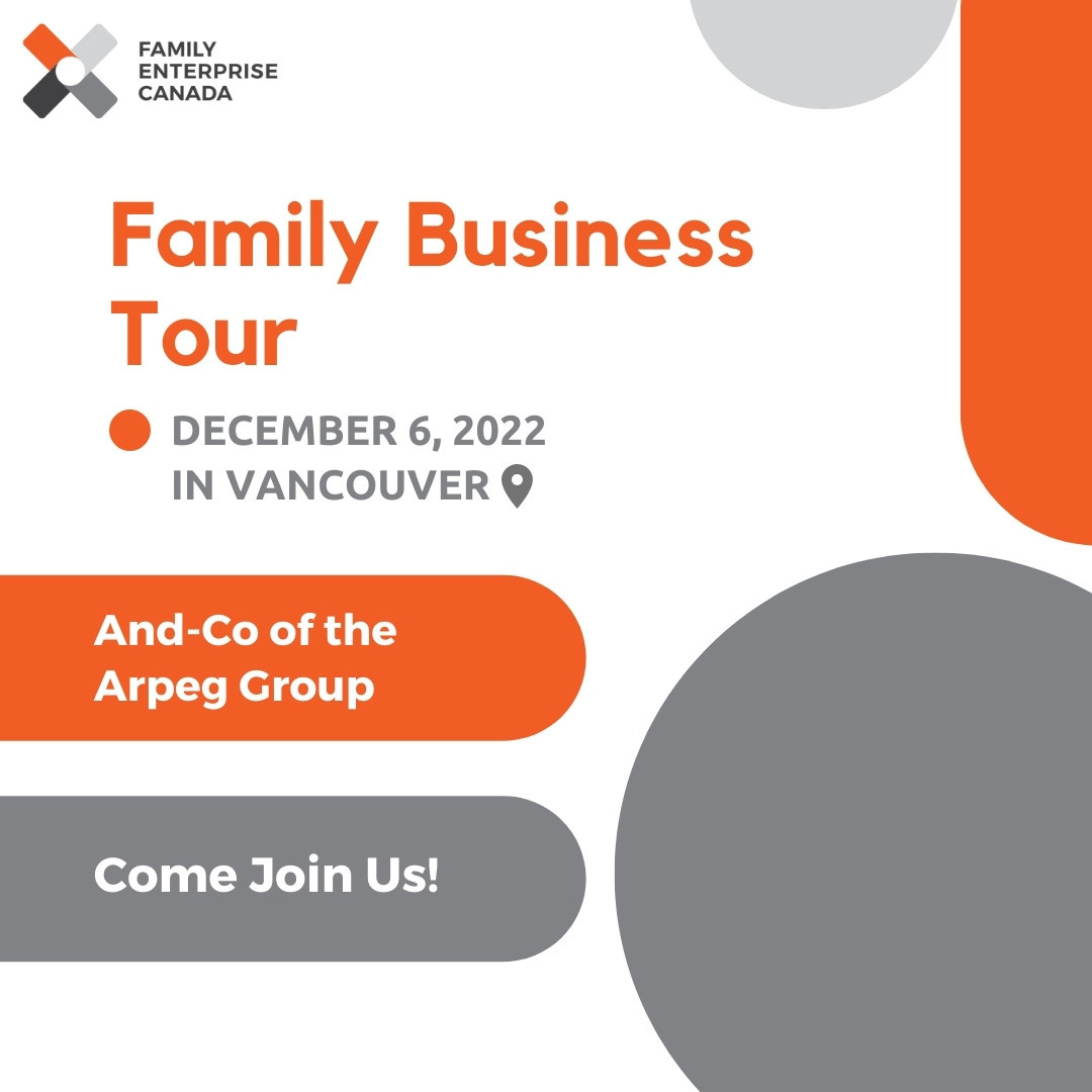 Join us on Tuesday, December 6th for a family business tour of And-Co with the Mathisen family of Arpeg Group, a third-generation family business. Learn more and register for this tour here:
ow.ly/NYjL50LxoOE

#familybusiness #familyenterprise #fambiz