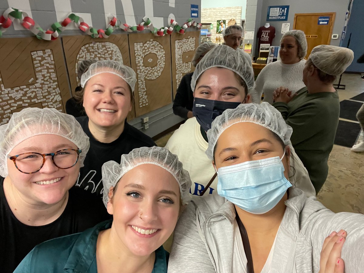 kctruth's tweet image. Our Volunteer Time Off policy includes an all-agency event every year and an additional 8 hours for individuals to use in their communities. This year, a group of KCees packed food at #FeedMyStarvingChildren.  Our session will feed 57 kids for a year in the Czech Republic