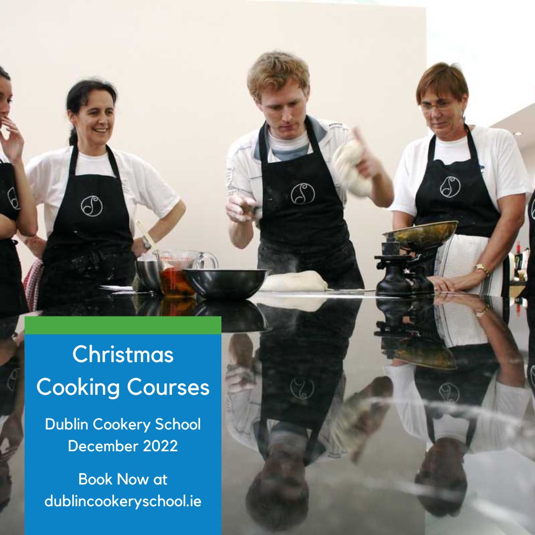 DLR Tourism (@dlrtourism) on Twitter photo <a href="/Dublin_Cookery/">Dublin Cookery School</a> are offering an array of cooking courses during December, whether you want to learn to cook for friends or family this Christmas, or want to perfect a Christmas Pie, they have something for everyone!
Check out their courses at dublincookeryschool.ie <a href="/Dublin_Cookery/">Dublin Cookery School</a> are offering an array of cooking courses during December, whether you want to learn to cook for friends or family this Christmas, or want to perfect a Christmas Pie, they have something for everyone!
Check out their courses at dublincookeryschool.ie