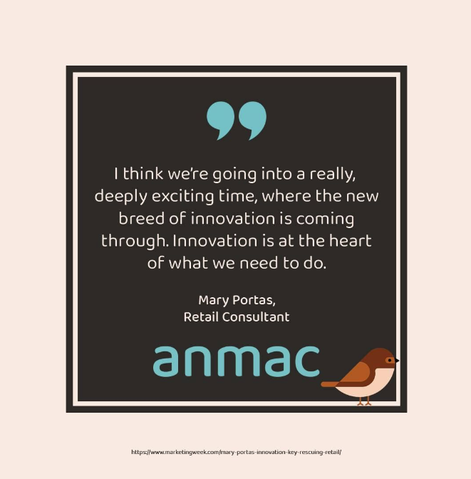 We love this advice from @maryportasofficial. Innovation is what will drive the future of retail 🙌

#ANMACUnit #VendingMachine #SmallBusiness #TheFutureOfRetail #LondonLife #Vending #AutomatedRetail #SmallBizUK