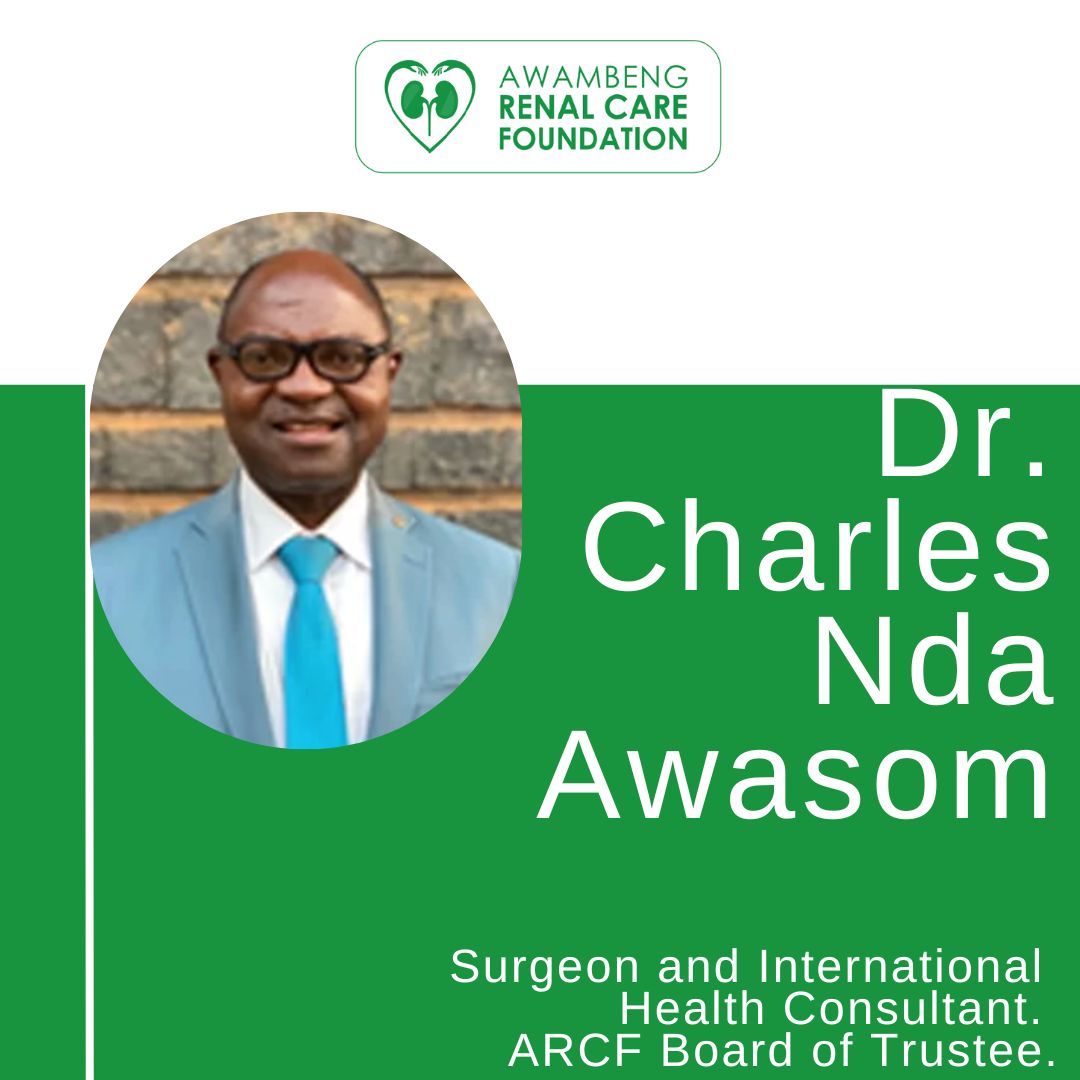 AwambengF's tweet photo. Happy to introduce ARCF board of trustee Dr. Charles Nda Awasom.
Dr. Charles Nda Awasom is a surgeon and International Health Consultant.
#arcf #arcfcameroon #awambeng #awambengfoundation #africanhealth #renalcare https://t.co/khfGu7WJKF