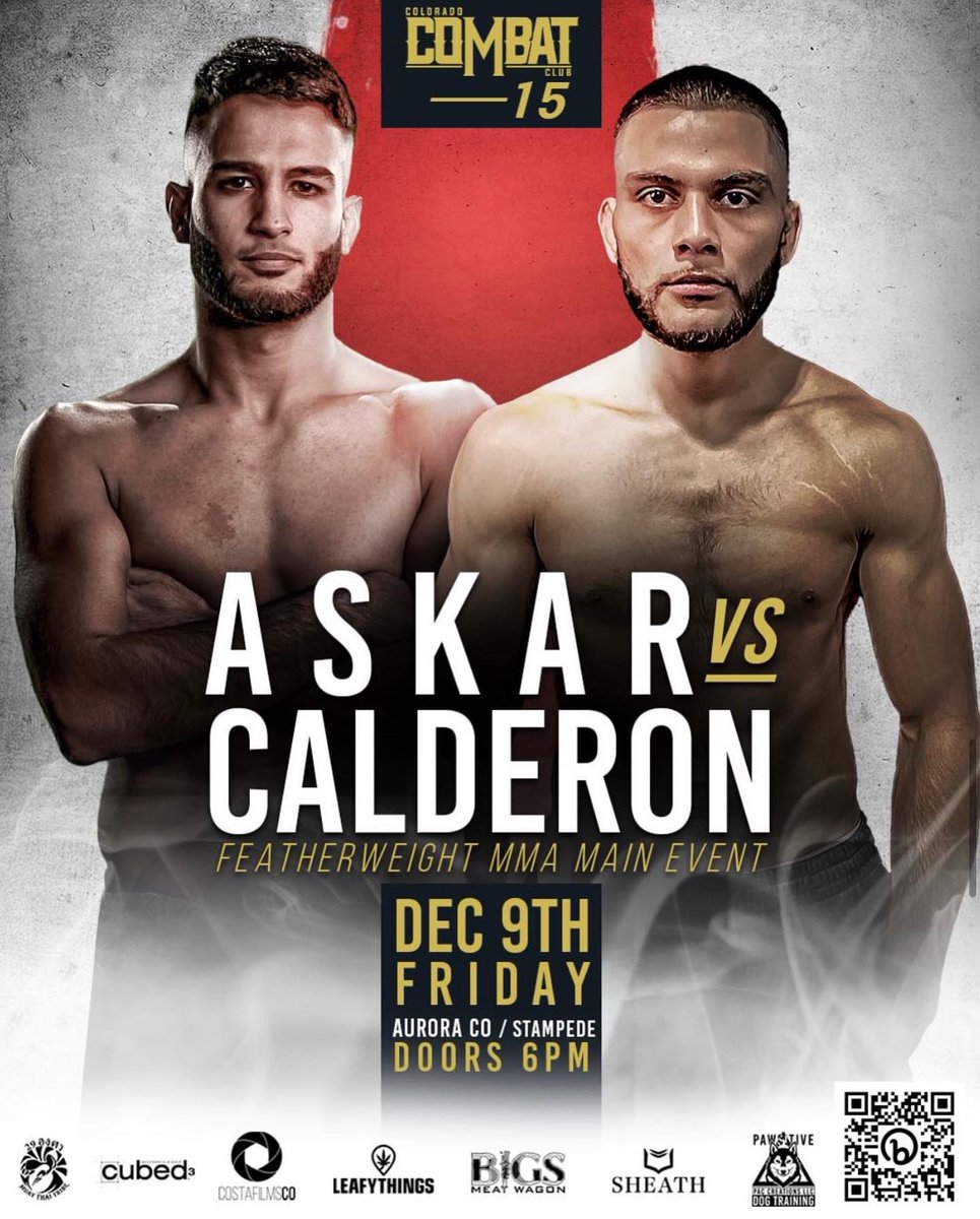 FactoryXMTMMA's tweet photo. Factory X will be in the #cocombatclub HOUSE 12/9 📍 Stampede • Aurora, CO 📍 Featuring Luis Gurule, Motaz Askar, Geno Shvedov and (not pictured) Bobby Ziehfreund‼️ Buy tickets soon!!! #FactoryX #Xonthechest #CCC15 https://t.co/QYpdCvWaRR