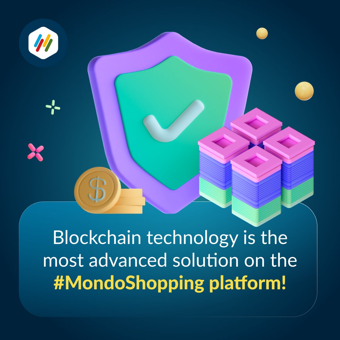 We believe #blockchaintechnology is the most advanced solution for the thousands of users on the #MondoShopping platform. 🛍️

It allows us to utilize a #decentralized system, which promotes transparency, user privacy, and a fairer ecosystem. 👏

Join Us: bit.ly/3Xq1DZW