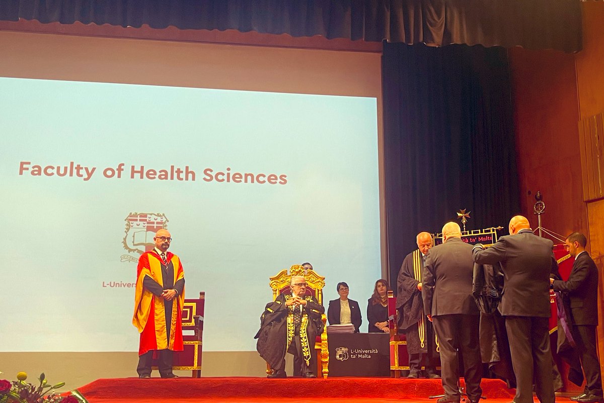 Can't help feeling proud as Dean of our wonderful faculty @UMhealthscience and as part of the @umphysiotherapy team. A joyous occasion I look forward to every year. Best wishes to all our recent FHS #graduates. @johnxdc @TonioAgius @AnaSciriha @VMassalha