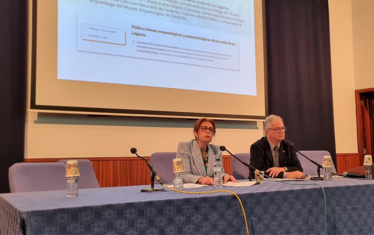 🤝La concejala de <a href="/PatrimonioHLL/">Patrimonio Histórico La Laguna</a>, Elvira Jorge, ha abierto este martes las sesiones de las ‘III Jornadas de Aproximación a las Amenazas del Patrimonio Cultural’.