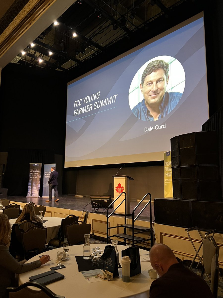 wildrosefarmer's tweet image. @dalecurd is kicking us off @FCCagriculture #YoungFarmerSummit