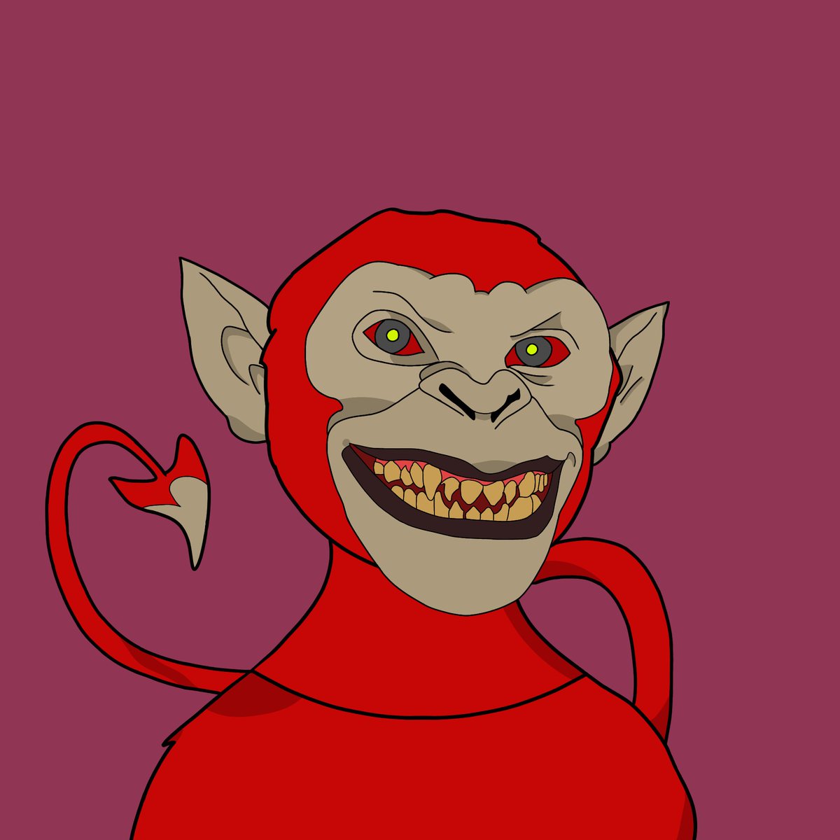 apescoolsans's tweet photo. Apes Cool Sans #005, the devil character on @protonmint ⚛️⚛️⚛️ see that

https://t.co/XRUjpbHAo6

#protonmint #protonXPR #XPR #NFTs https://t.co/G818gJ7hoR
