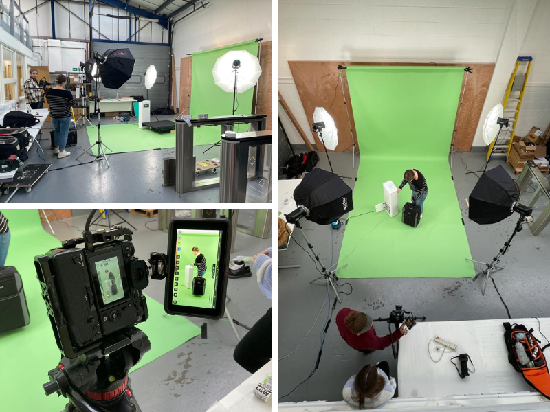 PageOneMediaUK's tweet photo. We're part way through shooting a number of explainer videos for different clients. Weird how we haven't done any for a while, then a bunch come in! 🎬

#behindthescenes #videoproduction #greenscreen #explainervideos https://t.co/N9HJosDgAB