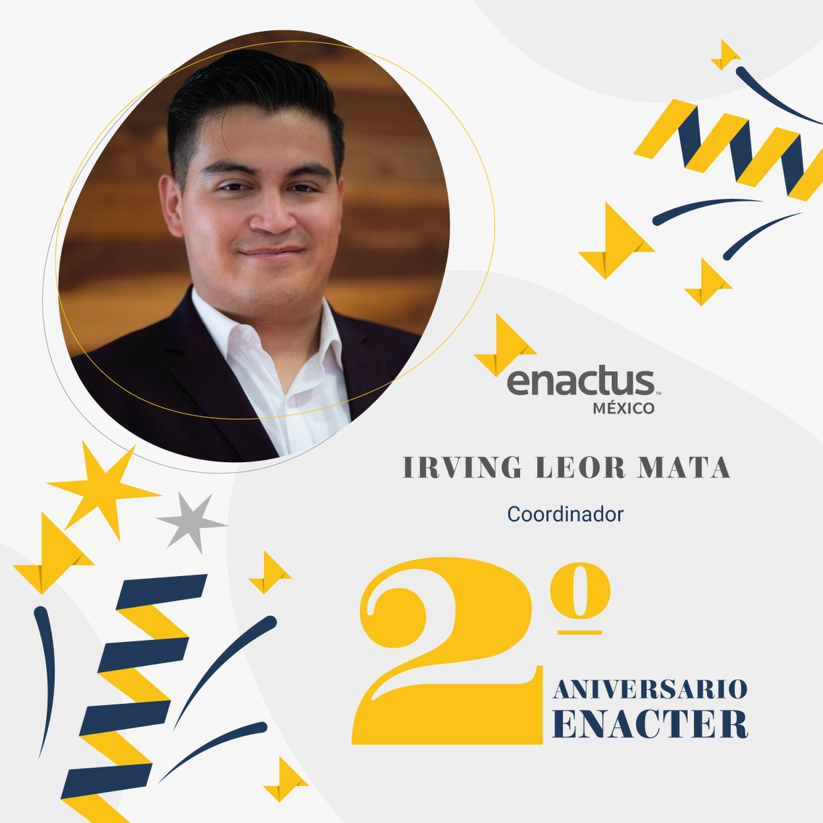 Felicidades por estos dos años escalando el emprendimiento, Irving. Tus acciones suman al impacto de esta Organización👏🏼🙌🏼