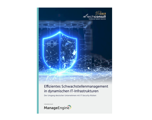 ManageEngine_DE's tweet photo. Techconsult-#Studie: Wie gehen deutsche Unternehmen mit IT-Sicherheitsrisiken um? Mehr Info über effizientes Schwachstellenmanagement in dynamischen IT-Infrastrukturen gibt es hier: https://t.co/wXg5zmHAoL #ITSecurity #Cybersecurity https://t.co/UMJx8AL5cO