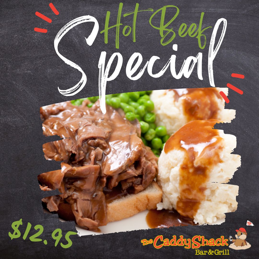 caddyshackOmaha's tweet photo. Take a time out from Black Friday shopping and turkey with our Friday lunch special. 
#blackfriday #hotbeef #omahaeats #thecaddyshack https://t.co/GJgHroIl3h