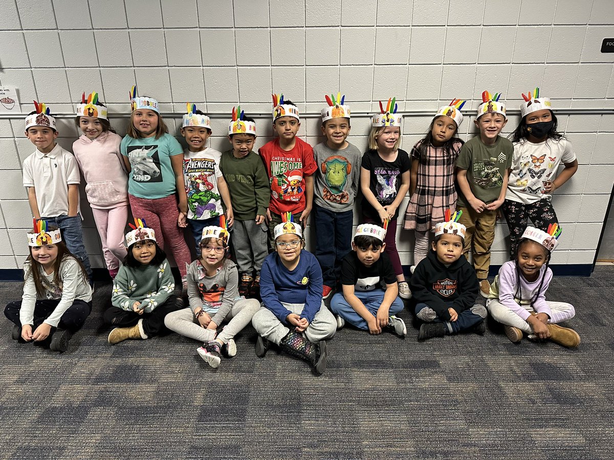 Very thankful for these first graders!