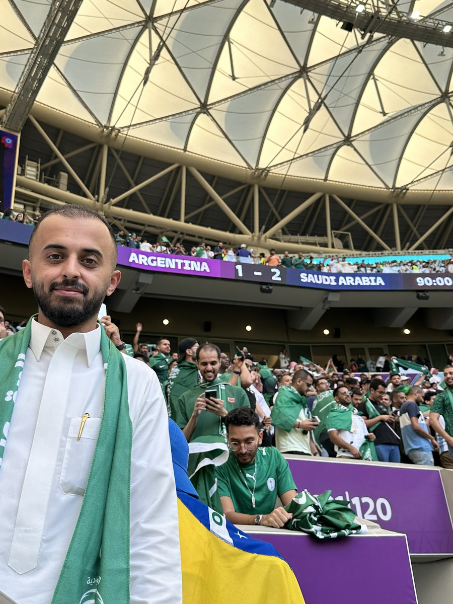 riyadhqh's tweet photo. يوماً سيبقى خالداً في الذاكرة 🇸🇦

#السعوديه_الارجنتين 
#كأس_العالم_قطر_2022 https://t.co/yguYoht4ZI