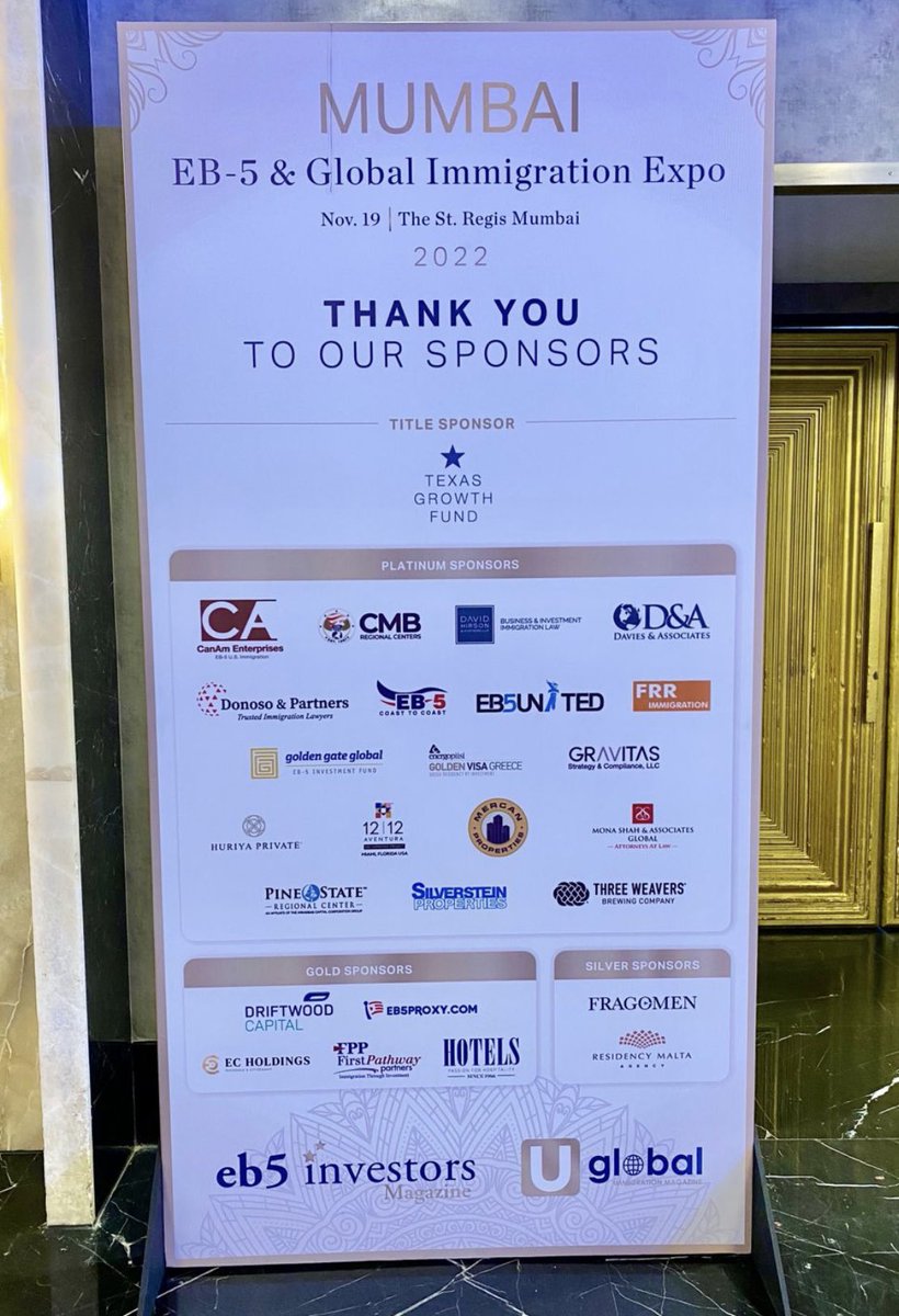 kevinhosam's tweet photo. Enjoyed my time with the @ec_holdings CEO @phmay_sg in Mumbai at the @UglobalOfficial Investment Migration Expo. It is always a pleasure for us to join other industry leaders as industry contributors and panelist. #RCBI #UGlobal #Mumbai #India https://t.co/ZOKoOIefr3