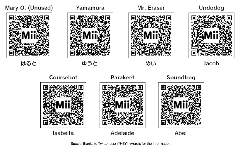 Supper Mario Broth on Twitter "WJBuzzard DanielF9129 Here are QR