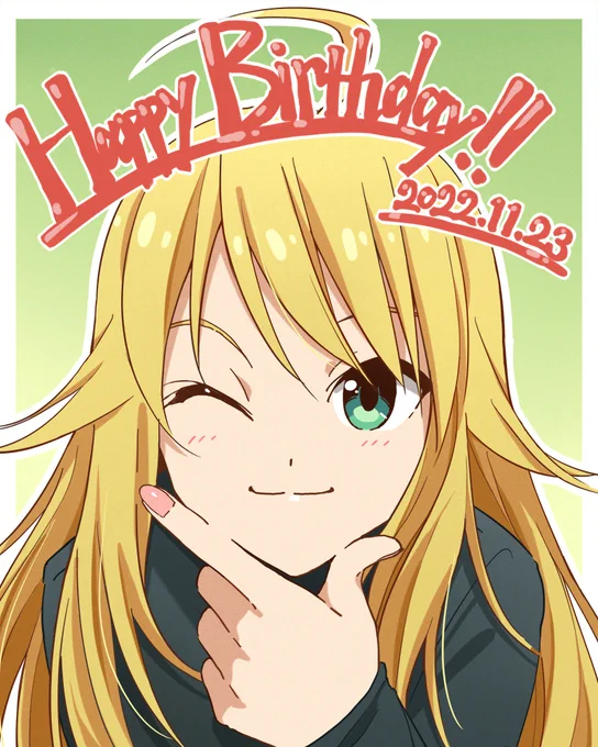 誕生日おめでとうございます。#星井美希#星井美希生誕祭2022 