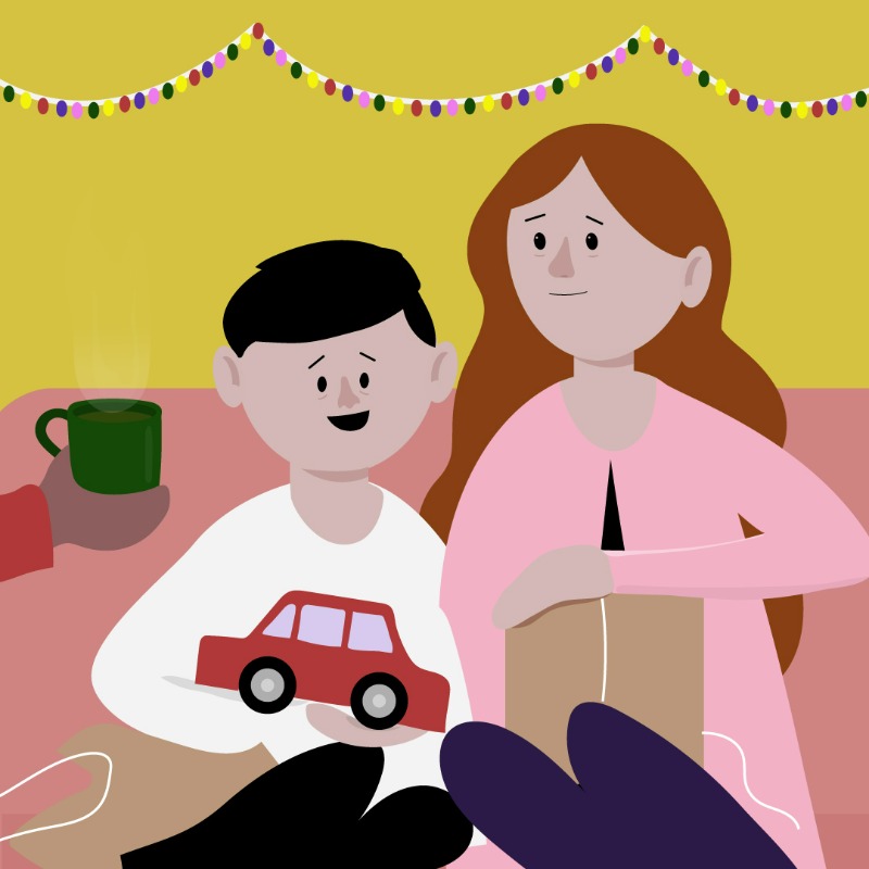 RefugeCharity's tweet photo. After fleeing domestic abuse, many mums can’t afford to buy Christmas presents. This Black Friday, will you help?