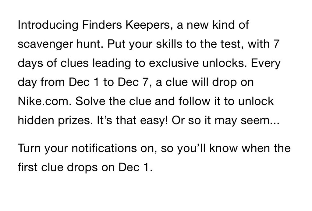 SOLELINKS On Twitter Finders Keepers Dec 1 7 On Nike App solelinks-on-twitter-finders-keepers-dec-1-7-on-nike-app