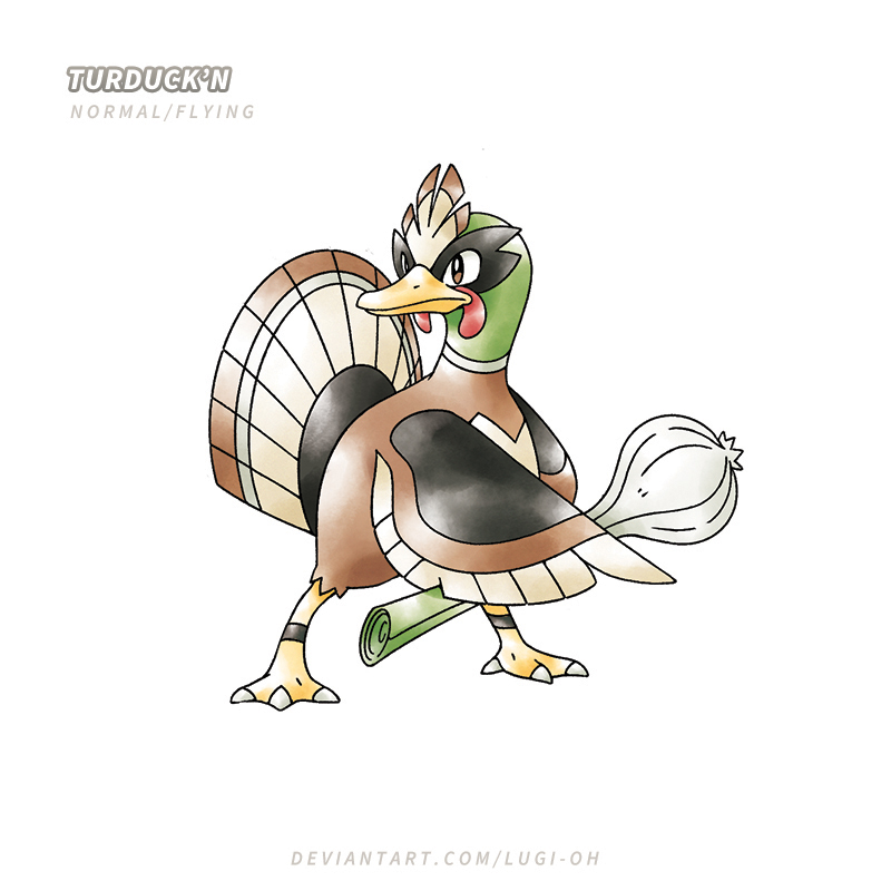 Lugi-Oh on X: Traditional Farfetch'd Evolution. #pokemon #fakemon #fanart  #characterdesign  / X