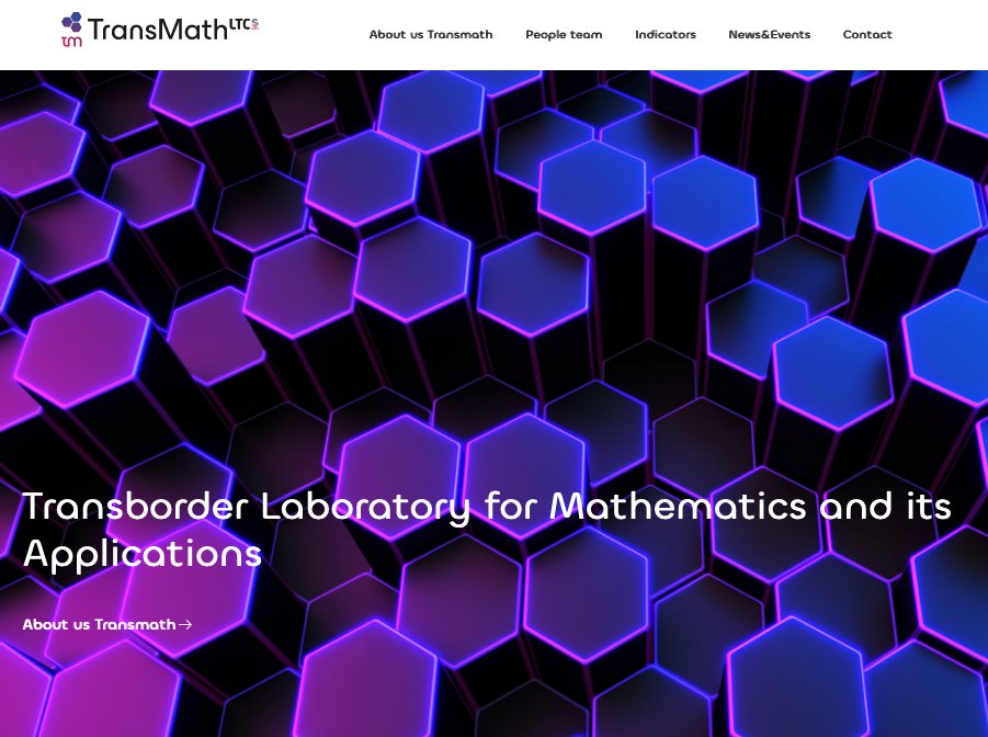 BCAMBilbao's tweet photo. #TRANSMATH, LTC Sarea's Transborder Laboratory for Mathematics and its Applications, has launched its website!
Take a look at the website and the news related to the laboratory
🌐https://t.co/su8oQ8R4Ed https://t.co/gvIKjM8lK4