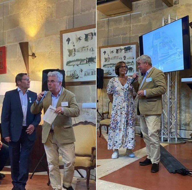 Il y a quelques semaines:réunion de rentrée du Groupe Bernard.

L'ensemble des salariés étaient présents pour la présentation de l'activité suivie d’un dîner buffet

Remise des médailles du travail à (dans l'ordre d'ancienneté ;) Eric Duron et Véronique Noni.