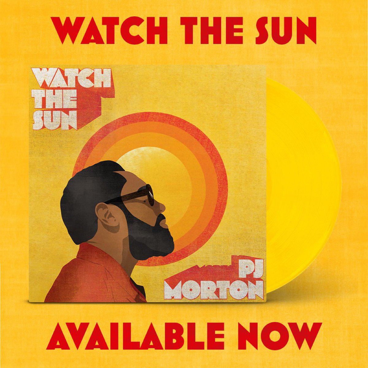 #WatchTheSun on vinyl available NOW!! ☀️ Order yours at pjmortonmusic.com!