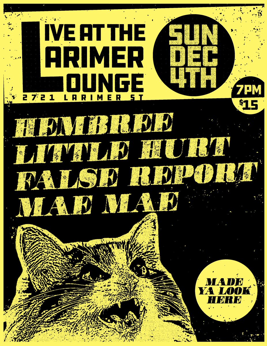 Me and the <a href="/falsereportband/">False Report</a> homies are ridin at the Larry soon!