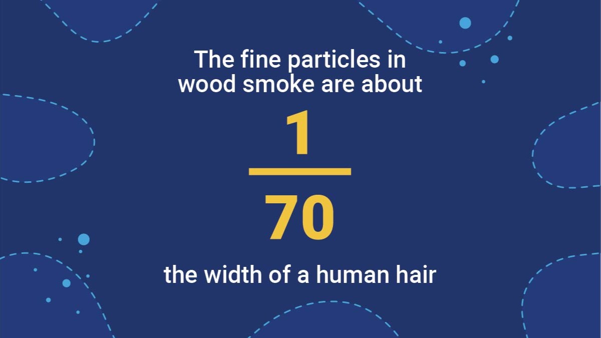 The minuscule size of fine particles in #WoodSmoke is what allows them to easily bypass the body’s natural filters to go deep into the lungs. For more on the effects of wood smoke #AirPollution in the #BayArea, visit bit.ly/3eFNGW1