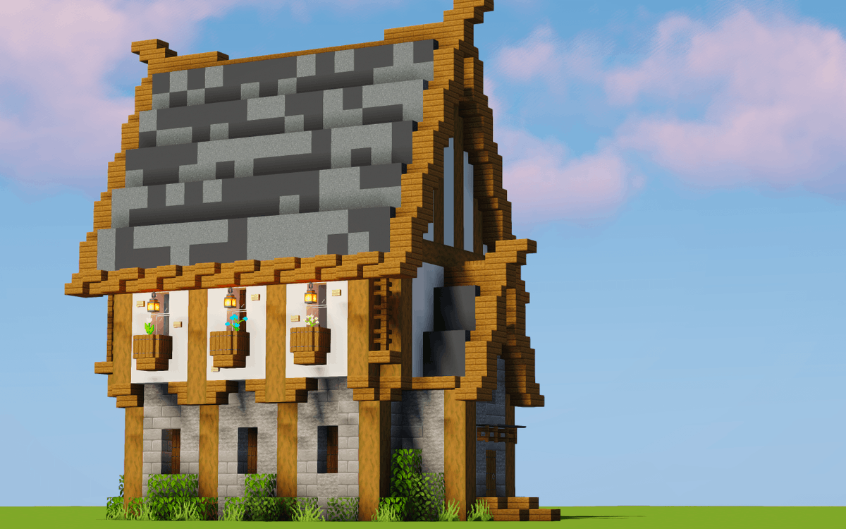 ruairiw8's tweet photo. So I decided to revive an old project I was working. Third building in my Medieval building series is now on PlanetMinecraft! 

https://t.co/2zH0ULPOAg https://t.co/LswCnndDTn
