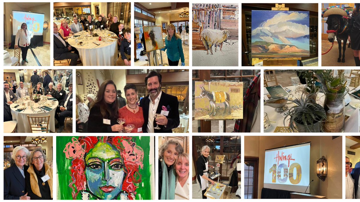 Thanks to all who made #Hulings100 party in Santa Fe such a success! Join the fun from anywhere in the world: our silent auction is open app.galabid.com/hulings100auct… and our Dec 1st Virtual Event with the VR Exhibit launch with @theboothmuseum is coming right up!