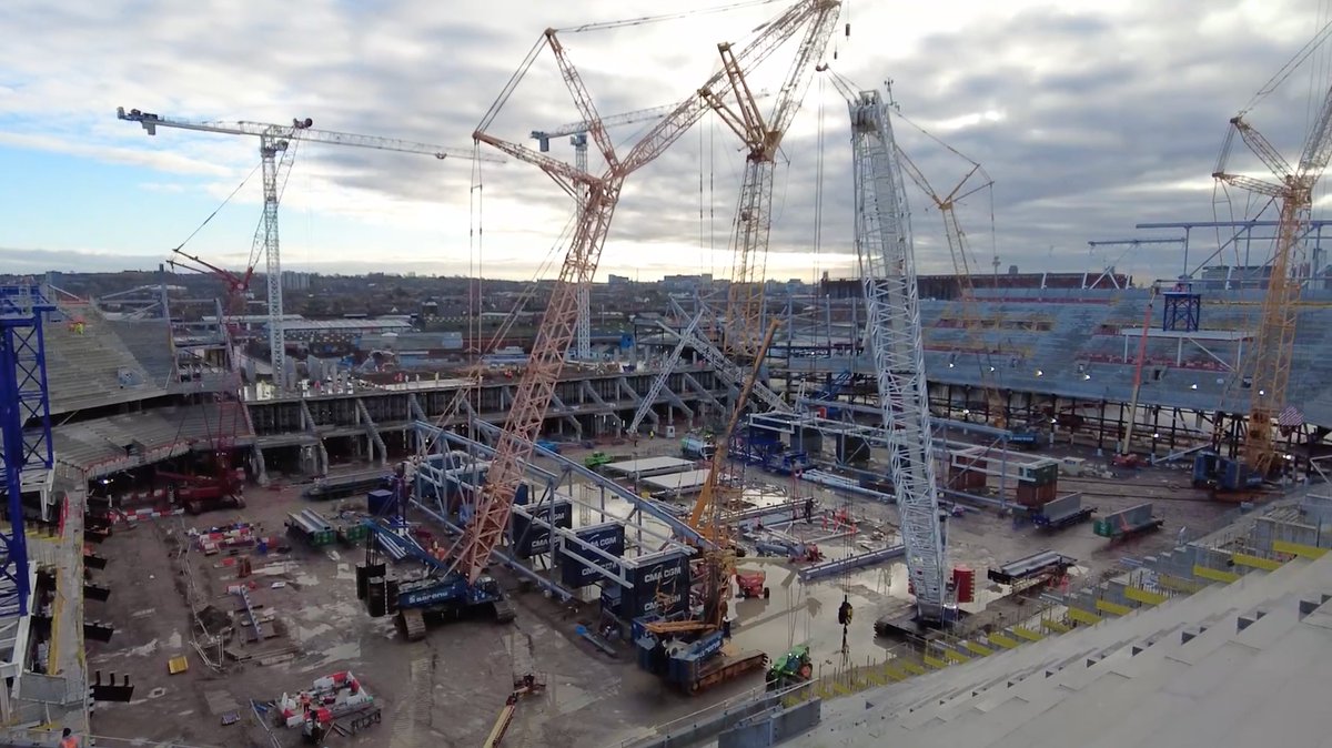 EvertonStadium's tweet image. North stand views 😍
