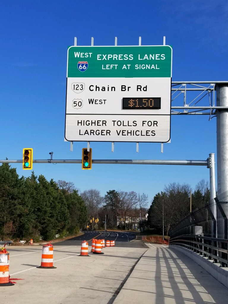 Now open! Eastbound lanes from Rt28 to #I495 are opening to traffic right now. This means the FULL 22.5 miles of the #66ExpressLanes #OutsideTheBeltway are ready to move you! Sit Less, Live More with buff.ly/3Wrg4wl. #multimodal #transportation #NorthernVirginia