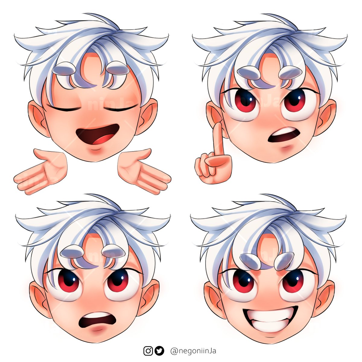 cartoon emote commission for 
@Guedexin 
 
orders by dm 💬

thank you so much ❤