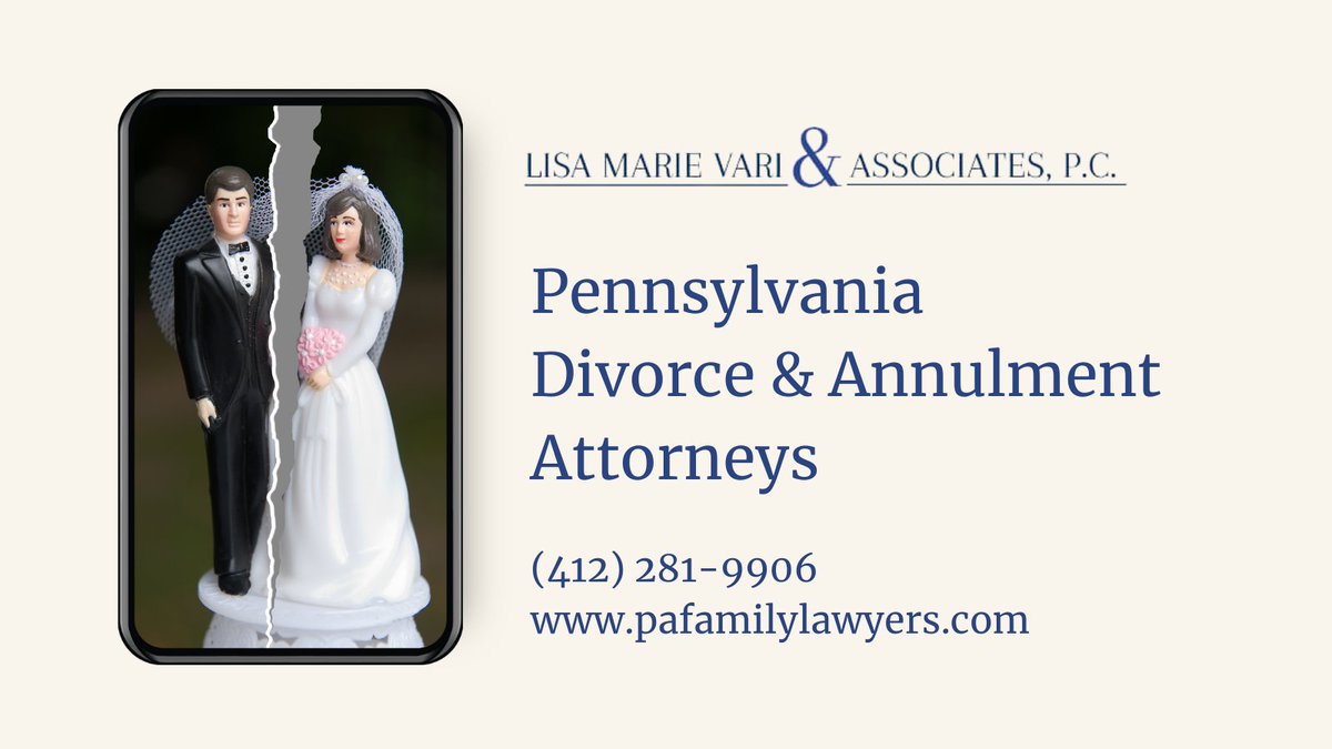 If you are interested in learning more about legal annulment or divorce, please call our Pittsburgh divorce attorneys at (412) 281-9906.
pafamilylawyers.com/family-laws-ov…