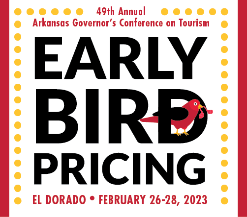 Don't miss out on early bird pricing for the 49th Annual Governor's Conference on Tourism! Register today to hear from tourism industry experts. #ARGovCon23

web.cvent.com/event/adda083e…
