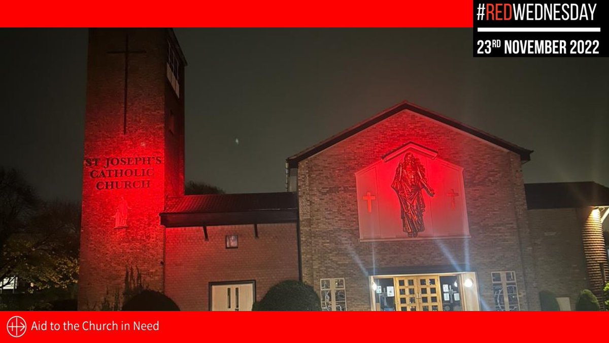 acn_uk's tweet photo. 1 more sleep until #RedWednesday! St Joseph’s, Bedwell are ready. Are you?
#RedWednesday #acnuk #support #breakthesilence #help #Christians #community #makeadifference #solidarity #wearred #lightred https://t.co/90PBoO3VOc