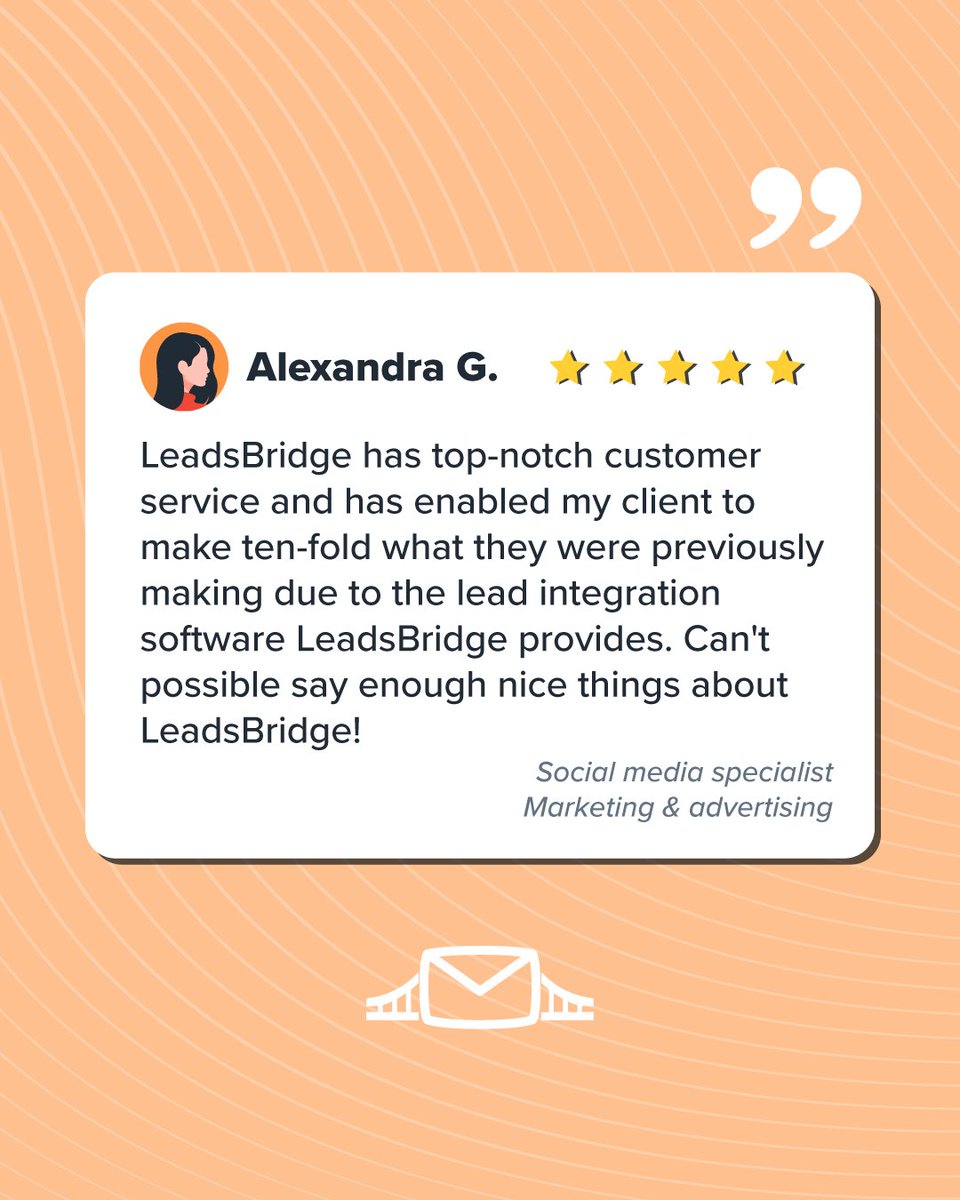 If you’re looking to streamline your lead generation activities with automated integrations, you’re in the right place. 😉

Thank you, Alexandra, for the kind words! Glad we were able to make your life easier. 🧡
