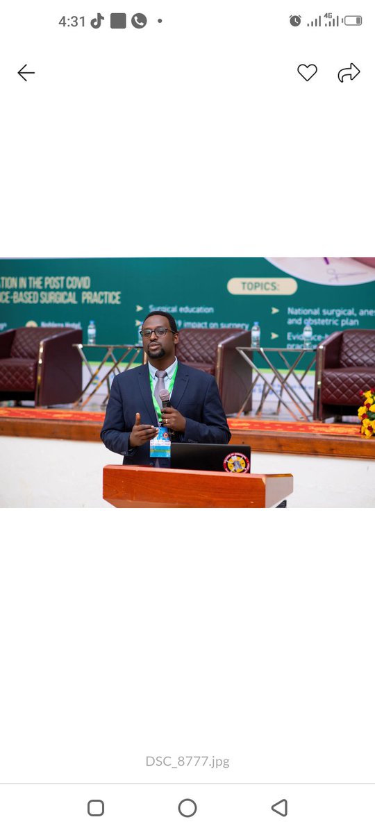 During Rwanda surgical society conference. New orthopedic surgeon in City