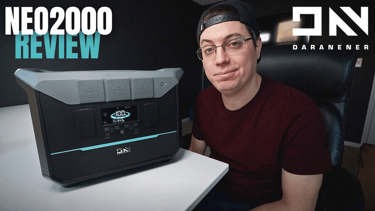 DavidDiFranco's tweet photo. My review of the @DaranEner #NEO2000 Portable Power Station just went live! This thing packs some serious power. https://t.co/zs6AnpIAsi #DaranEner https://t.co/D4s2a7s9FV