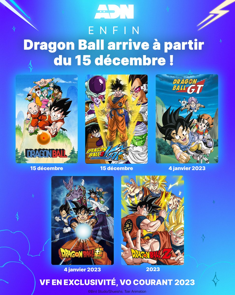 Pas besoin de boules de cristal pour exaucer votre vœu.
ENFIN, Dragon Ball arrive sur ADN !