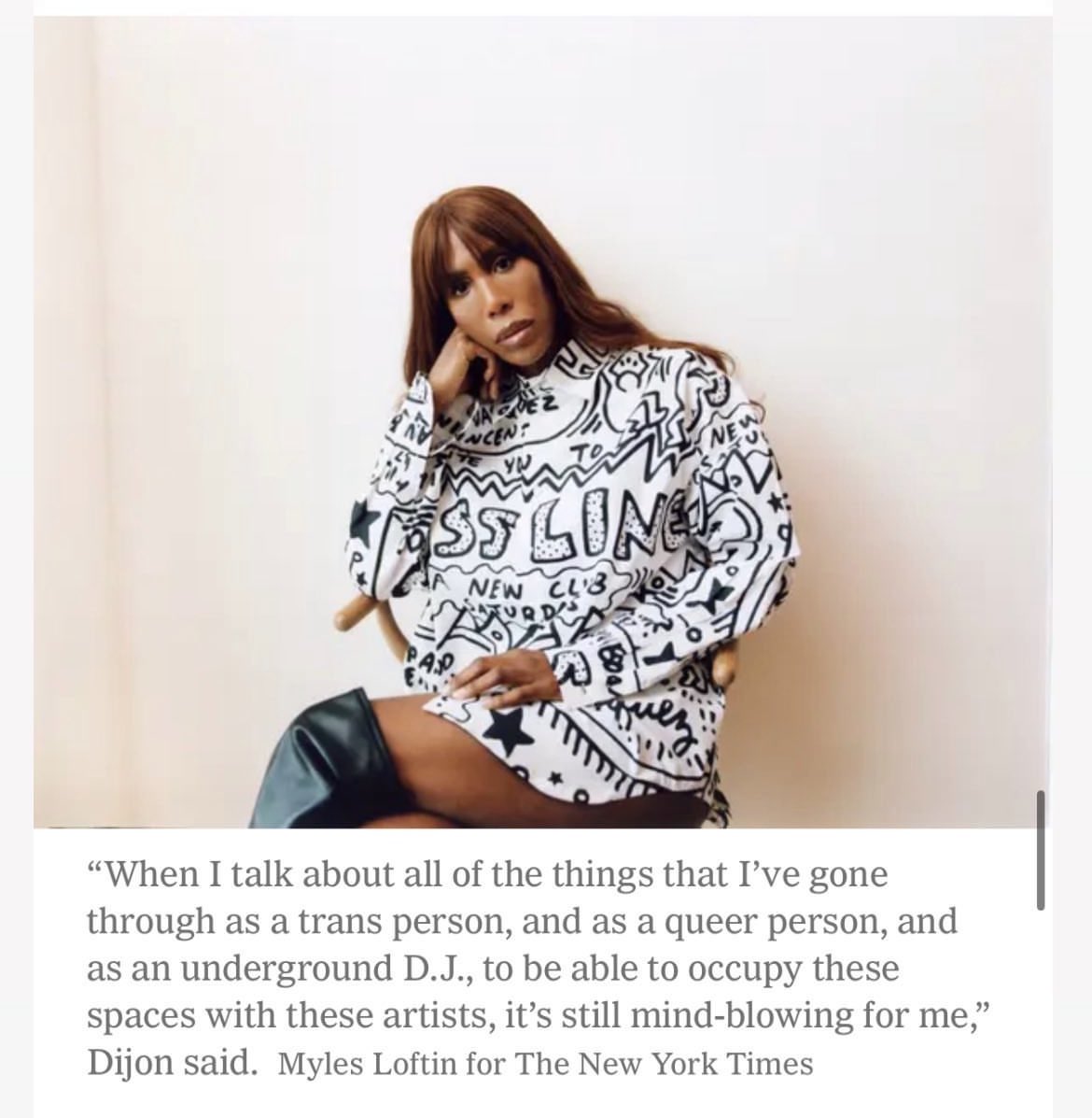 Classic Music Co (@classicmusicco) on Twitter photo .<a href="/HONEYDIJON/">Honey Dijon</a> x <a href="/nytimes/">The New York Times</a> 🤯😍 
🖊️: <a href="/RichJuz/">Rich Juzwiak</a> 
nytimes.com/2022/11/22/art… .<a href="/HONEYDIJON/">Honey Dijon</a> x <a href="/nytimes/">The New York Times</a> 🤯😍 
🖊️: <a href="/RichJuz/">Rich Juzwiak</a> 
nytimes.com/2022/11/22/art…