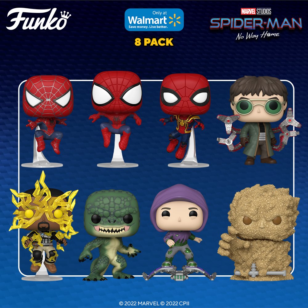 OriginalFunko's tweet photo. Coming Soon: Swing into action with the latest Spider-Man: No Way Home collection. Pre order today! https://t.co/Dpr4wJKabp #Funko #FunkoPOP #Marvel https://t.co/vq2Ip6hhZM