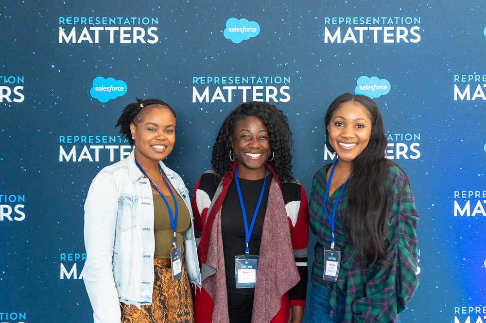 salesforcejobs's tweet photo. Time is nearly out ⏰ to register for our free event, #RepresentationMatters, Salesforce's annual racial equality summit on December 8 at 1:30 p.m. PT. 

Inspiring leaders will share how we can work together to increase representation in all spaces. RSVP: https://t.co/UvVomIDfJY https://t.co/hrVoBIFVna