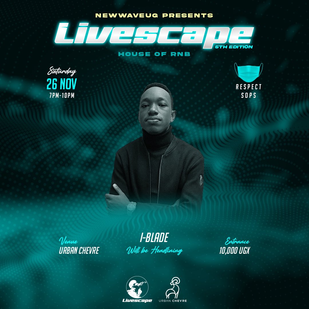 newwaveug256's tweet photo. This Saturday Livescape returns with its 5th Edition, bringing you the enchanted soulful experience you’ve all been waiting for anxiously. We are here to win hearts and make your ears dream.
house of RnB welcomes you all to @CheverUrban

Tell a friend to bring a friend 😊 https://t.co/MV2tb3rQps