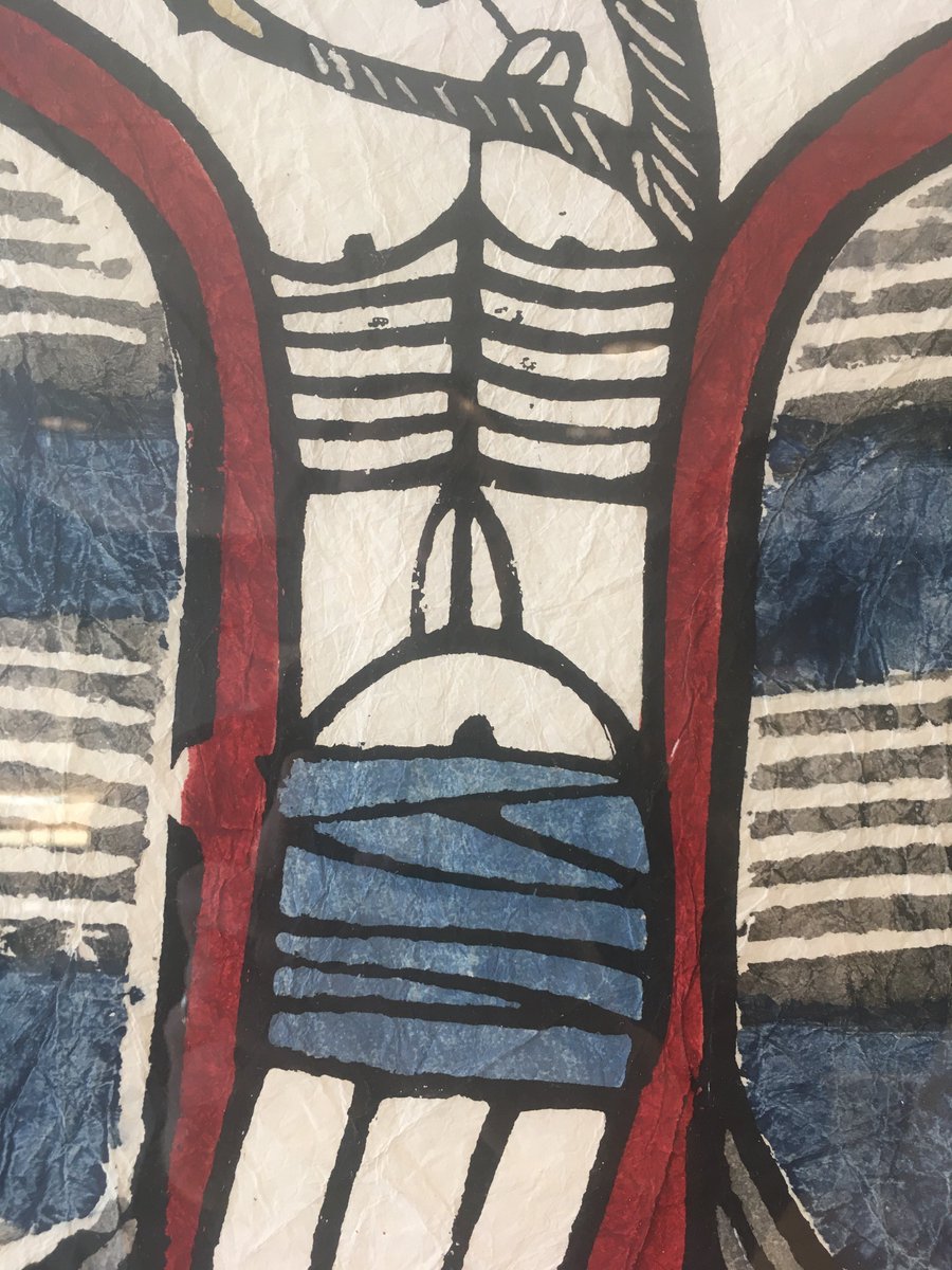 botts_jeremy's tweet photo. Three profound crucifixions in our art collection. 1. My colleague David Hooker’s vacuum dust encrusted corpus, a Sadao Watanabe detail, and Isaac Friedlander’s urban reimagination from 1930. #watanabe #friedlander #woodcut @WheatonCollege https://t.co/JCvbRU2GFx