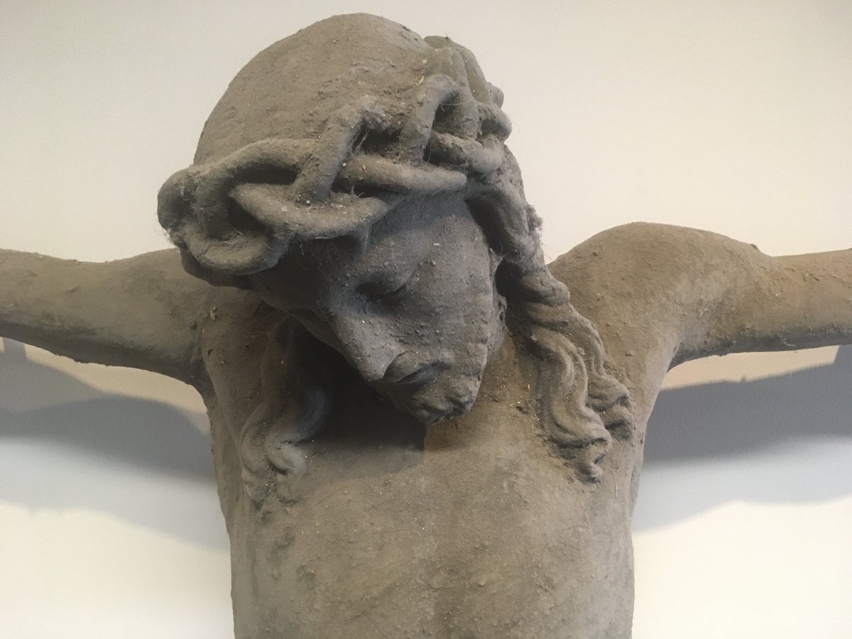 botts_jeremy's tweet photo. Three profound crucifixions in our art collection. 1. My colleague David Hooker’s vacuum dust encrusted corpus, a Sadao Watanabe detail, and Isaac Friedlander’s urban reimagination from 1930. #watanabe #friedlander #woodcut @WheatonCollege https://t.co/JCvbRU2GFx
