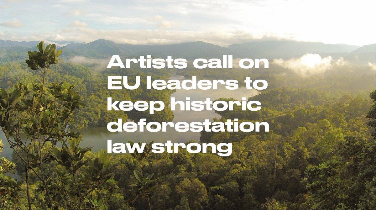 EU leaders are finalizing a new law to help end global #deforestation. We call on the <a href="/EUCouncil/">EU Council</a> <a href="/EU_Commission/">European Commission</a> &amp; @EuropParl_EN to adopt a bold and ambitious law that protects forests and the communities fighting to defend them. All of our futures depend on it.
#together4forests