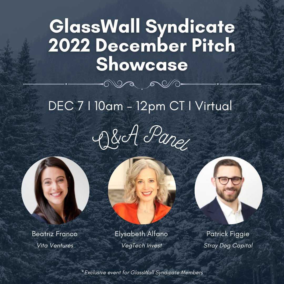 💥Our LAST Pitch Showcase of the year is right around the corner!💥

GWS Members, get ready to join us for:
🎤 Pitch presentations from game-changing startups
📢A Q&amp;A panel of GWS members and investment experts
💡Educational sessions (Part I of the GWS December Member Event)!
